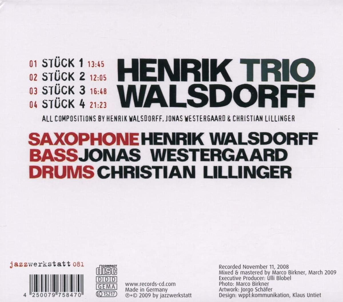 Henrik Walsdorff Trio image number 1