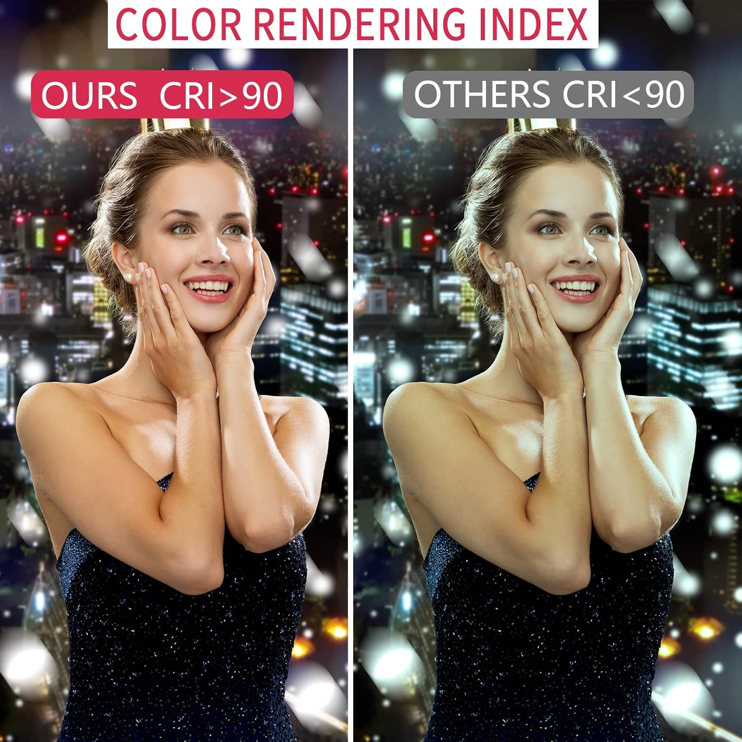 Upgraded 18 Inch LED Ring Light with Tripod Stand, Selfie Ring Light with Touch Panel for Makeup Studio Portrait Youtube Vlog Video Shooting with Carrying Bag and Remote Controller, CRI>90 image number 2