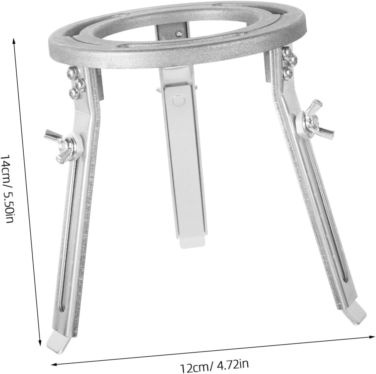 OATIPHO Chemistry Heating Support Tripod Stand for Alcohol Lamp Lab Stand Detachable Adjustable Experimental image number 2