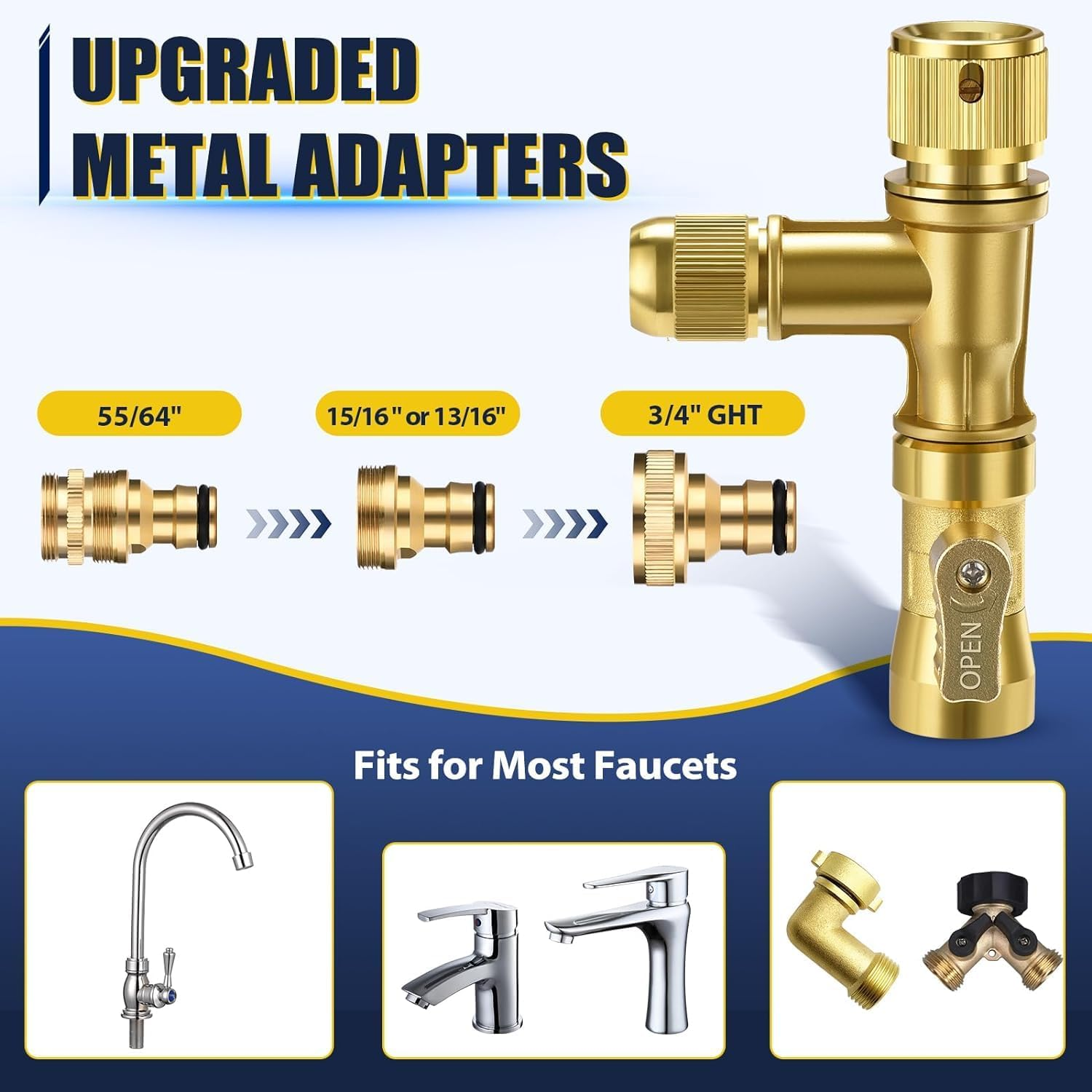 GADFISH Gravel Vacuum for Aquarium Water Changer Fish Tank Cleaning Tools, Siphon Universal Quick Pump Aquarium Water Changing (70Ft) image number 1