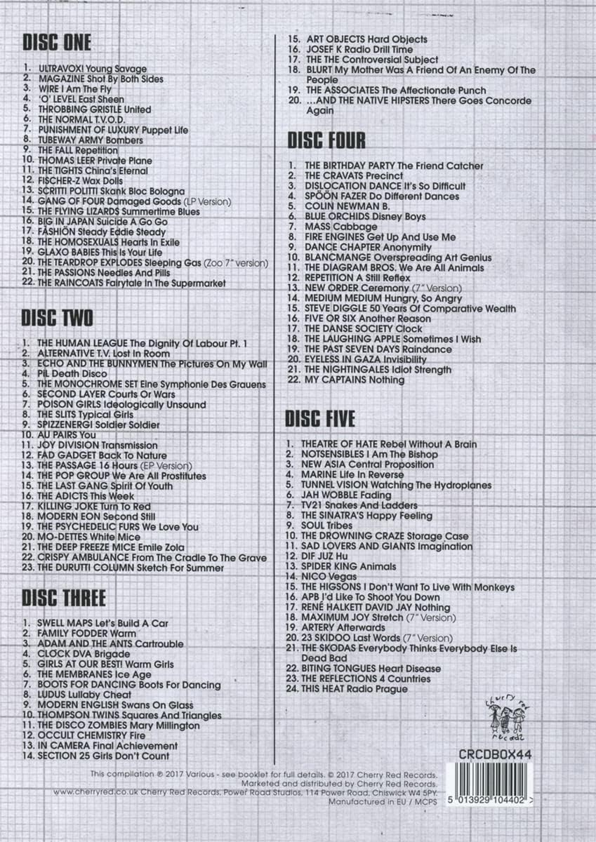 To the outside of Everything: a Story of Post-Punk 1977-1981 - 5CD Box Set image number 2