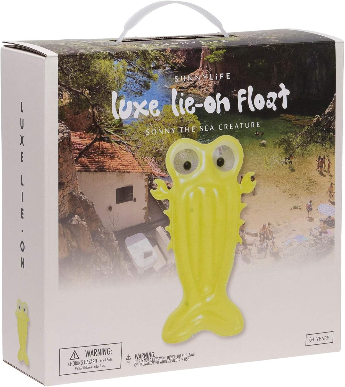 Luxe Lie-On Float | Sonny the Sea Creature Citrus image number 5