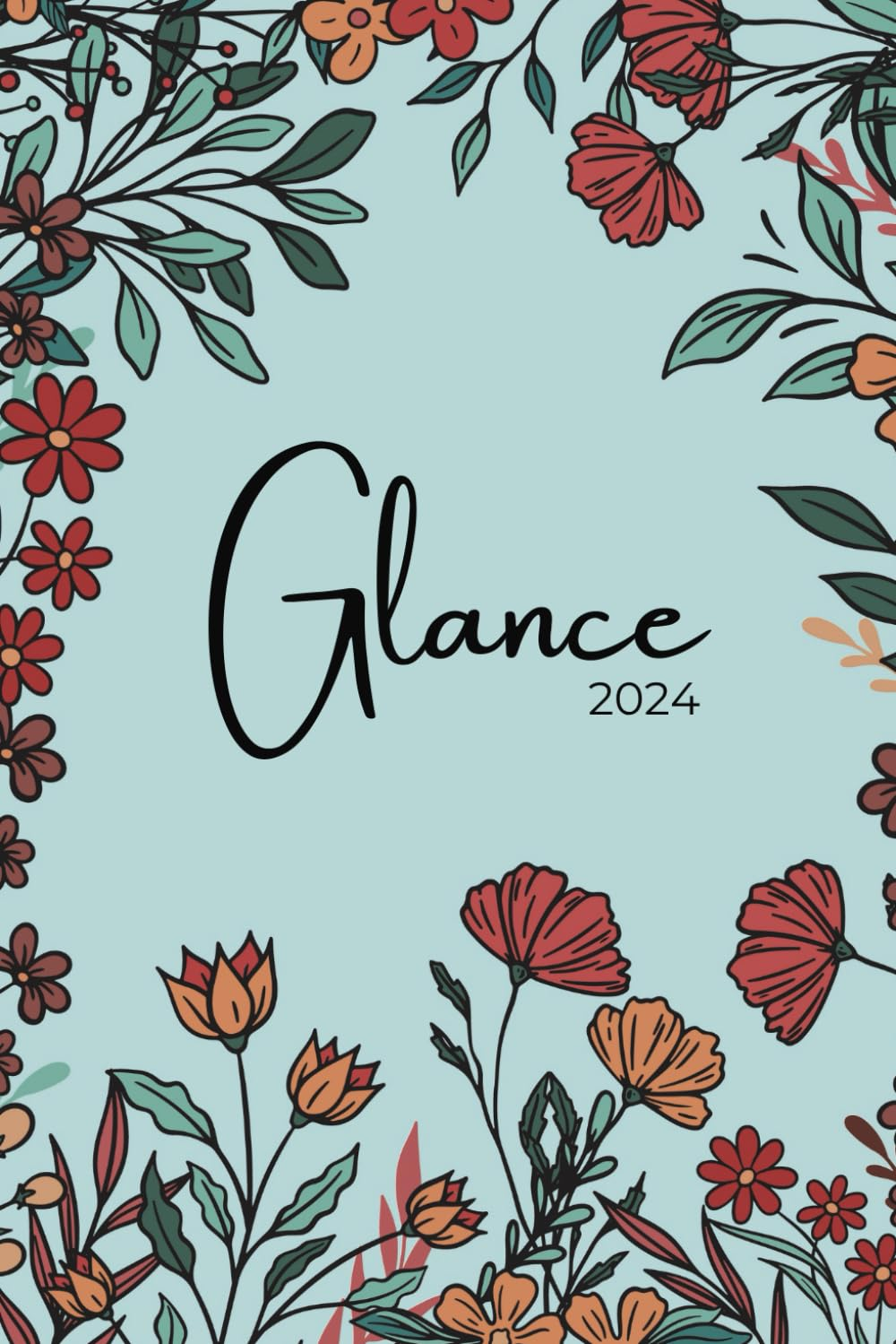 Glance 2024 Yearly Organizer and Journal