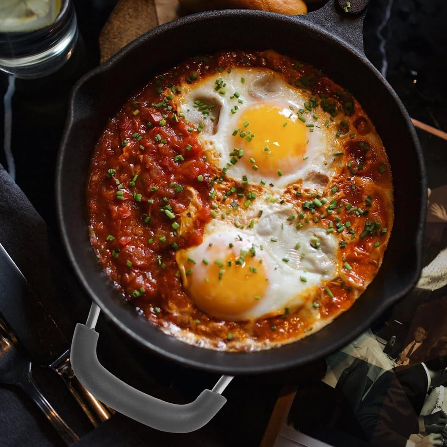 Lyfengdeam 2 Pcs Pot Side Handle Replacement, Black, 12X6.2Cm, Universal Cookware Lid Handle, Easy to Install & Clean, Durable & Strong, Suitable for Pressure Cooker, Steamer, Stockpot image number 4