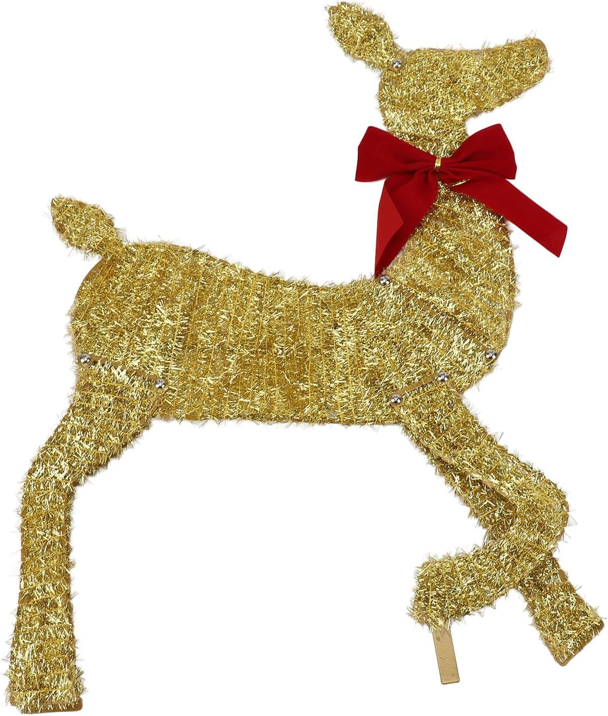 Xmas Deer Family Decoration Set, Light up Reindeer Decoration, 3 Piece Reindeer Family with LED Lights for Xmas Front Door Indoor Outdoor Lighted Holiday Displays image number 1