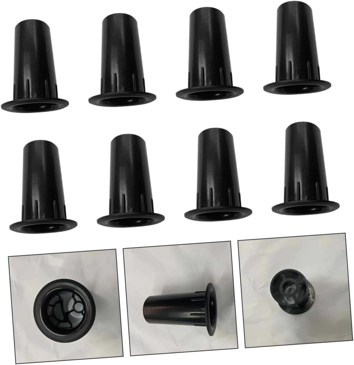 LOORGVEL 20Pcs Plastic Woofer Box Port Tube for Speaker Air Outlet Bass Reflex Tube Speaker Port for Box Replacement image number 1