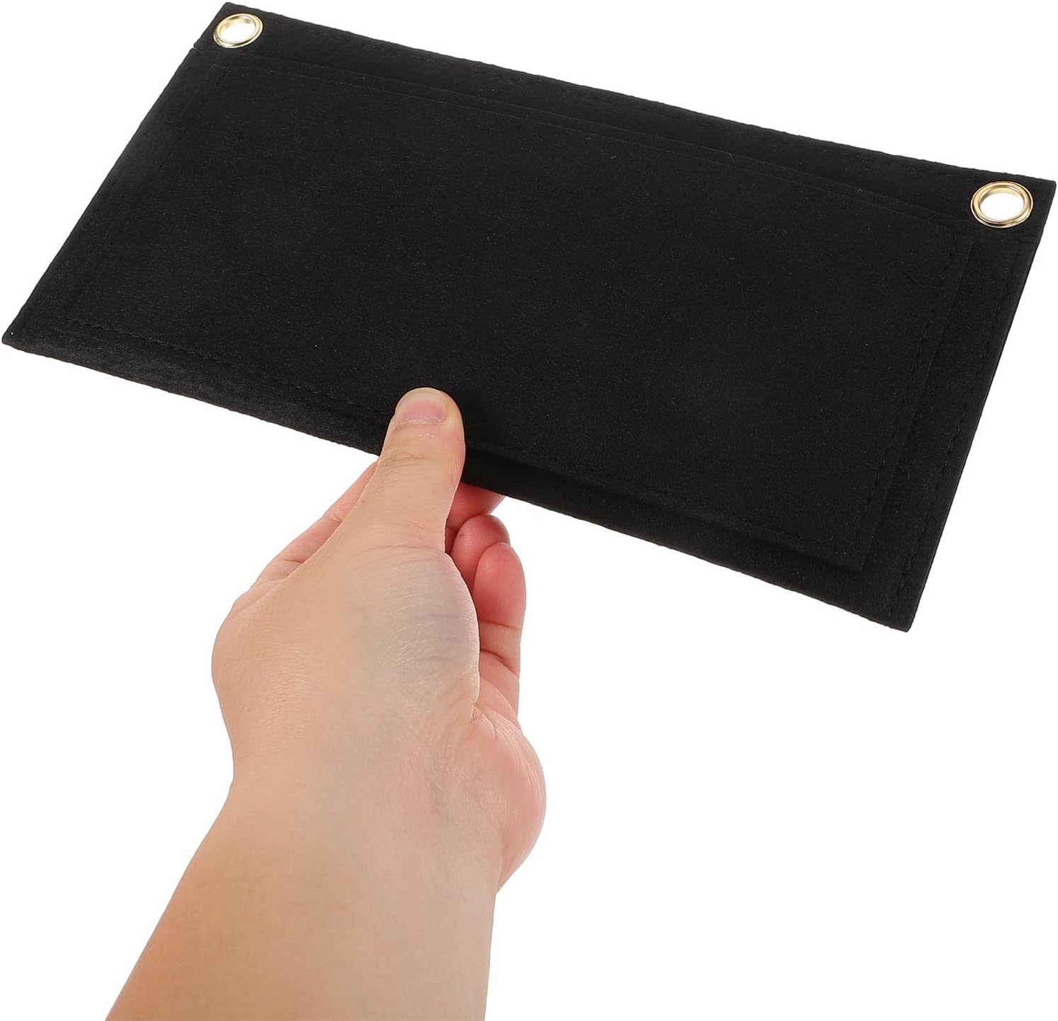 IMIKEYA 3Pcs Handbag Organizer Insert Felt Tote Bag Liner with Inner Pockets, Purse Storage Insert for Envelope and Wallet Bags, Travel and Daily Use Accessories image number 1