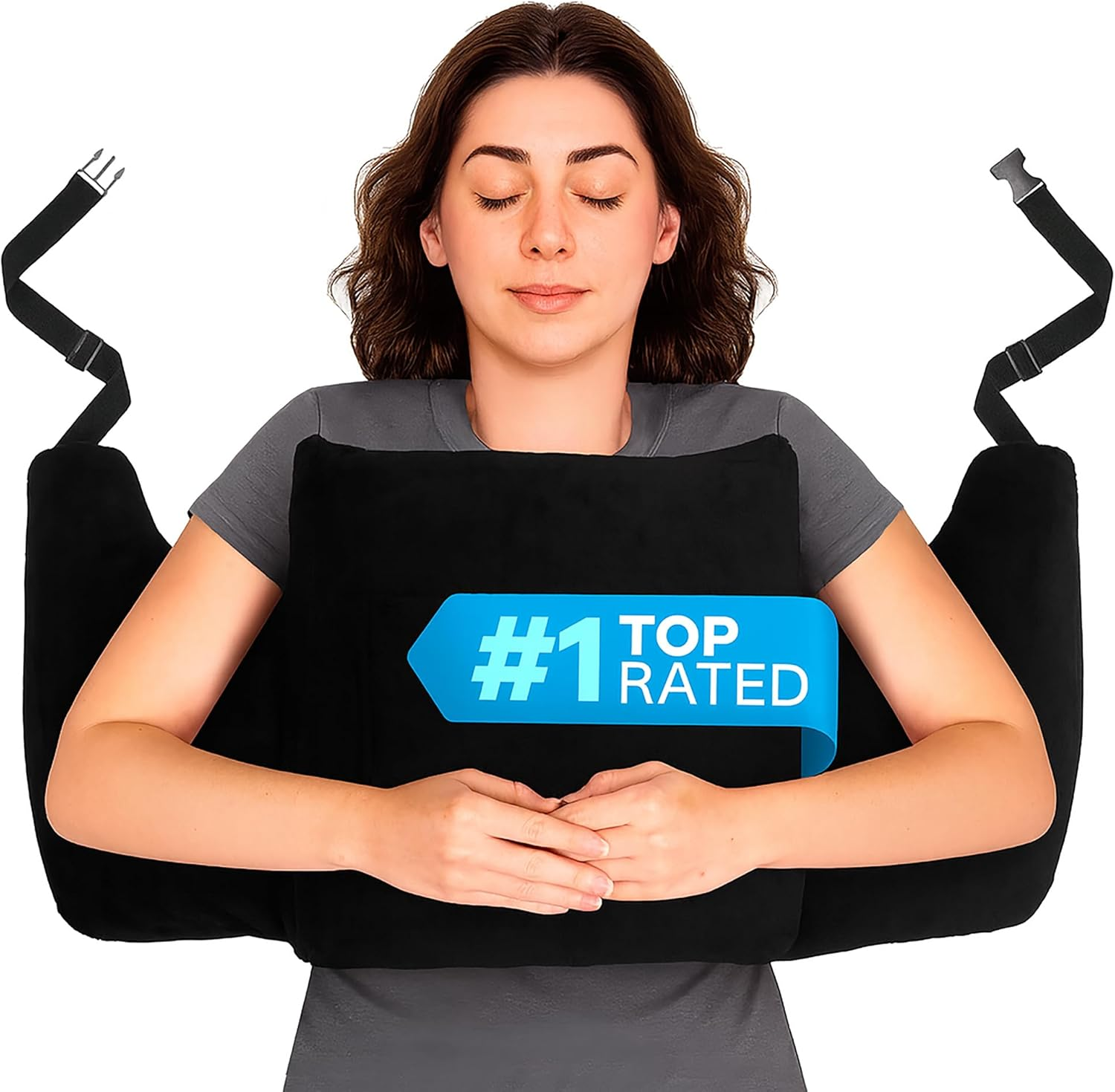 Zomaple Post Mastectomy Pillow, Lavender &ndash; Gentle Chest Protection for Sleep & Car Rides &ndash; Reduces Underarm Pressure, Cushions Everyday Bumps & Helps You Relax &ndash; Pillow for Mastectomy Recovery Support