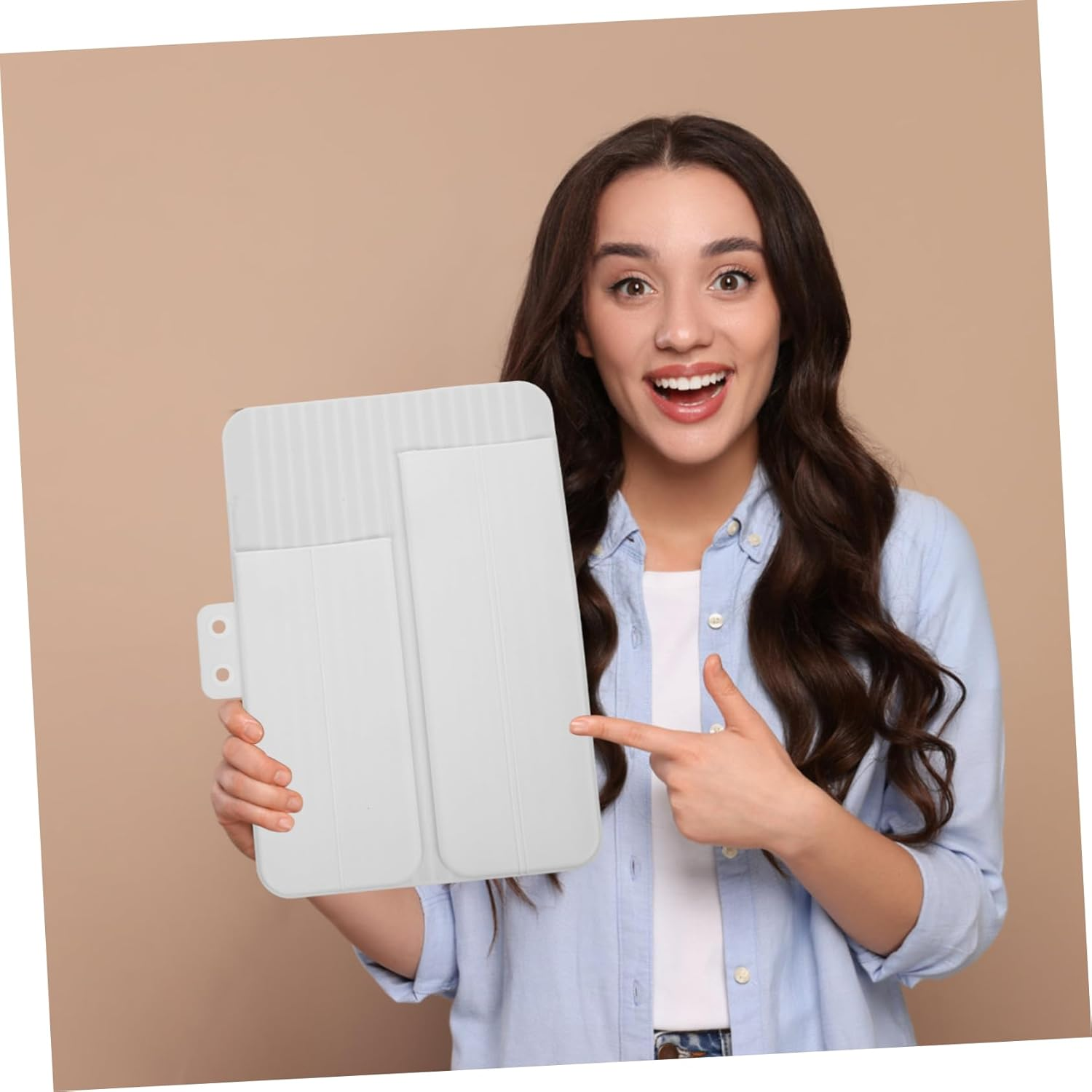 FOYTOKI Curling Iron Holder Heat Mat Travel Case Silicone Pouch for Hair Straightener