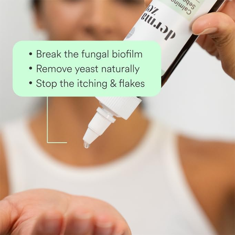 Dermazen Calming Seborrheic Serum, Dermatologist Recommended, Topical Serum for Hair, Face, and Body (4Oz) image number 5