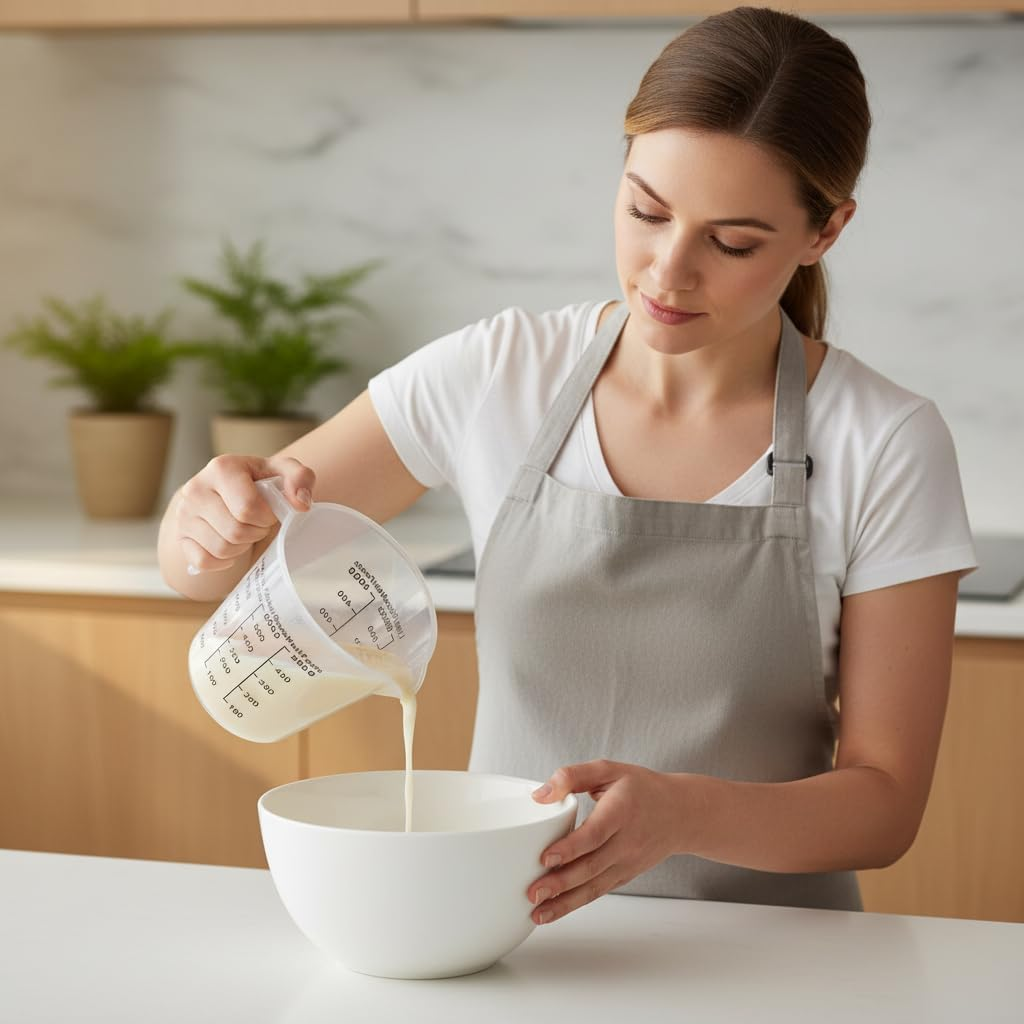 LEDON 500Ml Measuring Jug Plastic Kitchen Cup &ndash; BPA Free Measuring Cup with Clear Ml G Oz Markings, Easy Pour Spout & Ergonomic Handle for Baking Cooking & Food Prep (2) image number 6