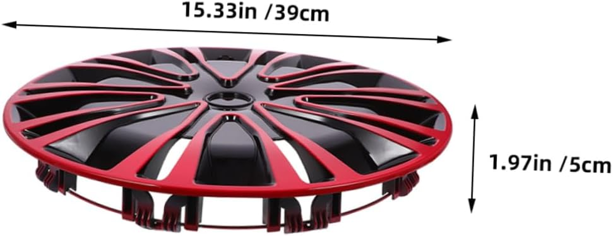 HOLIDYOYO Hubcap Wheel Rim Cover Car Rim Cover Decorative Wheel Cap Easy Install for Vehicle Enhancement image number 4