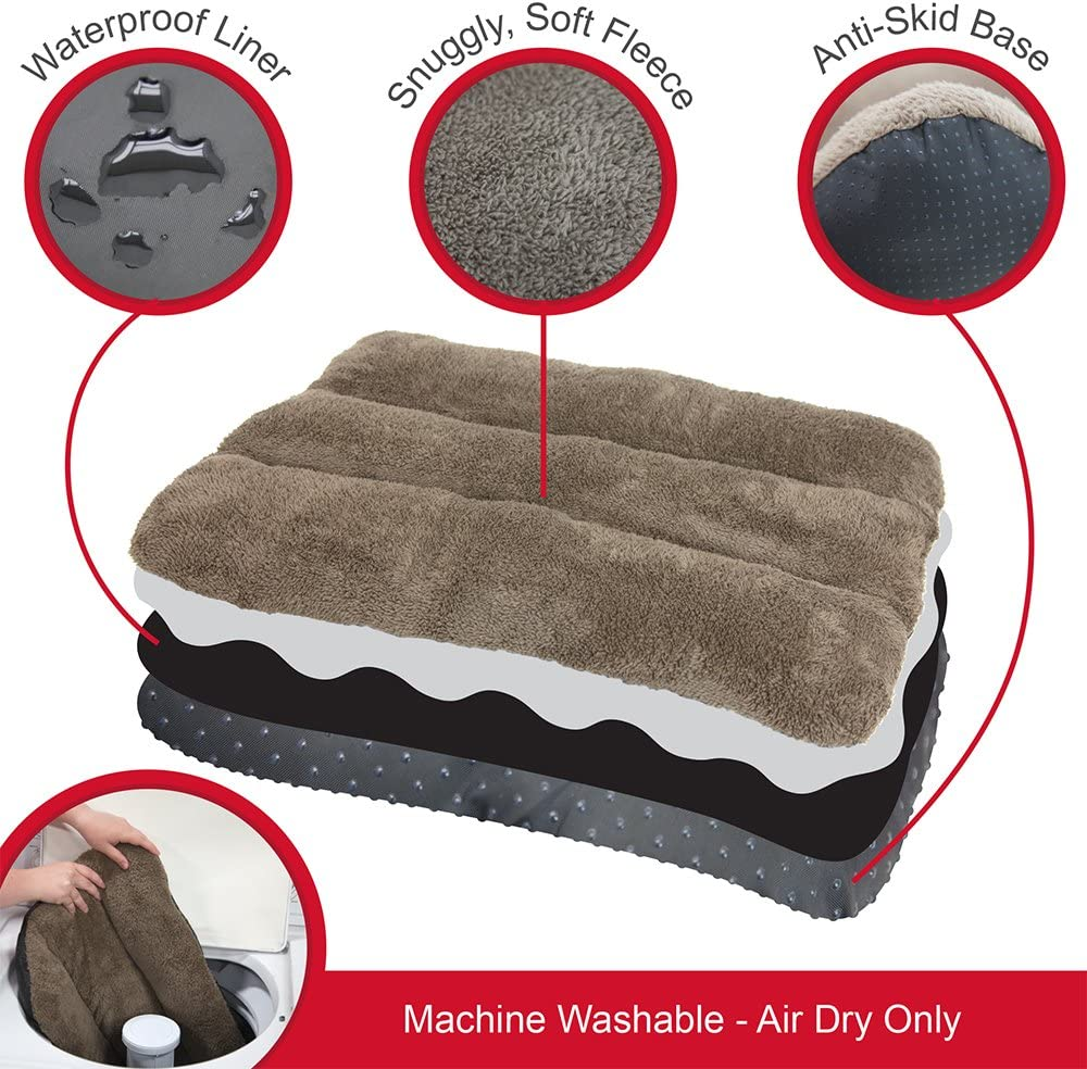 Sportpet Designs Waterproof Pet Bed - Fits Sportpet Plastic Dog Kennel (Pack of 2) image number 2