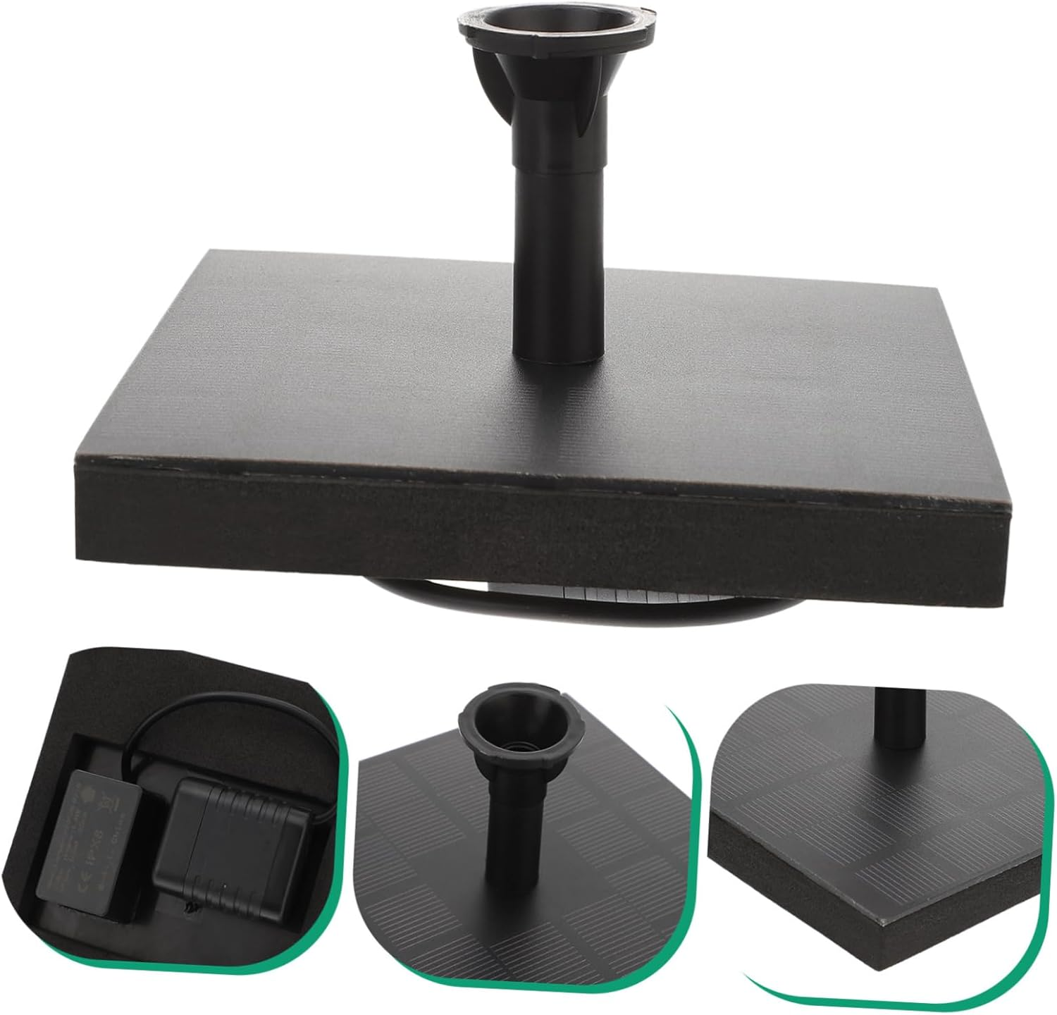 Solar Powered Fountain Outdoor Fountain Pump for Pool Garden Water Pump Solar Floating Design for Pool Accessories and Water Scenarios