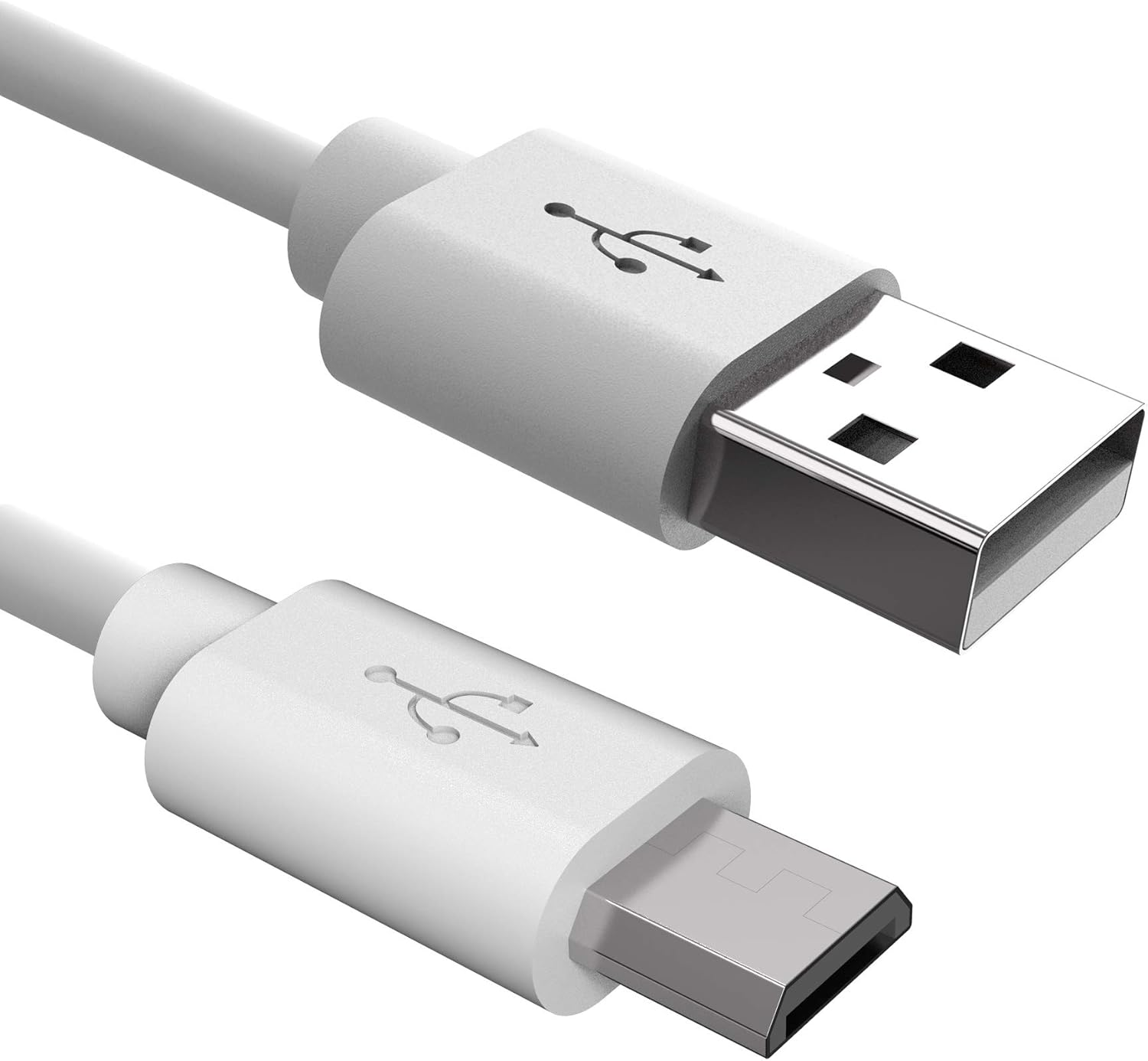 Geekria USB Headphones, Earbuds Short Charger Cable Compatible with Bose QC 35 II, QC 35, QC 25, Soundlink, USB to Micro-Usb Replacement Power Charging Cord (1 Ft / 30 Cm 2 Pack) image number 2