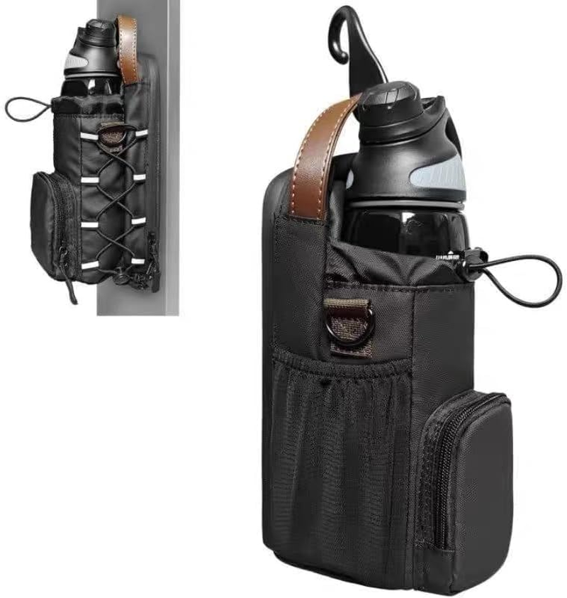 Magnetic Gym Bag, Magnetic Water Bottle Gym Bag Company,Cross Body Water Bottle Holder Bags for Travel, Work and Sportsr Men and Women, Gym Gifts, Gym Accessories image number 4