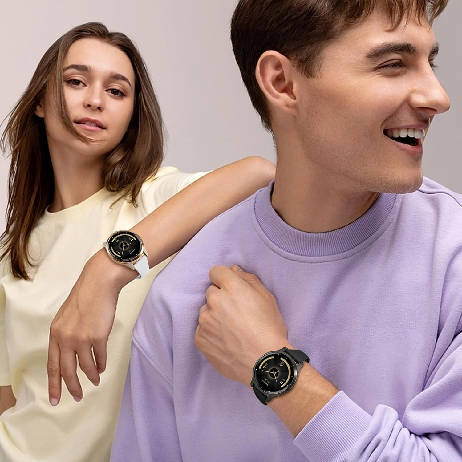 Everact 5 Pack 18Mm Slim Silicone Watch Band Compatible with Garmin Venu 3S 41Mm/Vivoactive 4S/ Venu 2S/Vivomove 3S/Forerunner 255S/Forerunner 265S,Quick Release Sport Thin Soft Narrow Strap Wristband