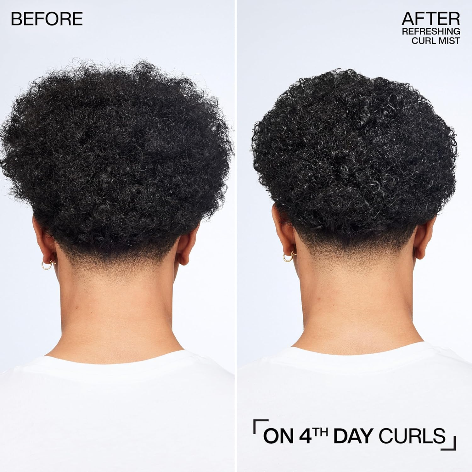 Redken Curl Refreshing Spray| Hydrates & Defines up to 7Th-Day Curls | for Curly, Coily Hair | Vegan Formula, Silicone-Free | with Squalane & Jojoba Oil | 250Ml image number 6