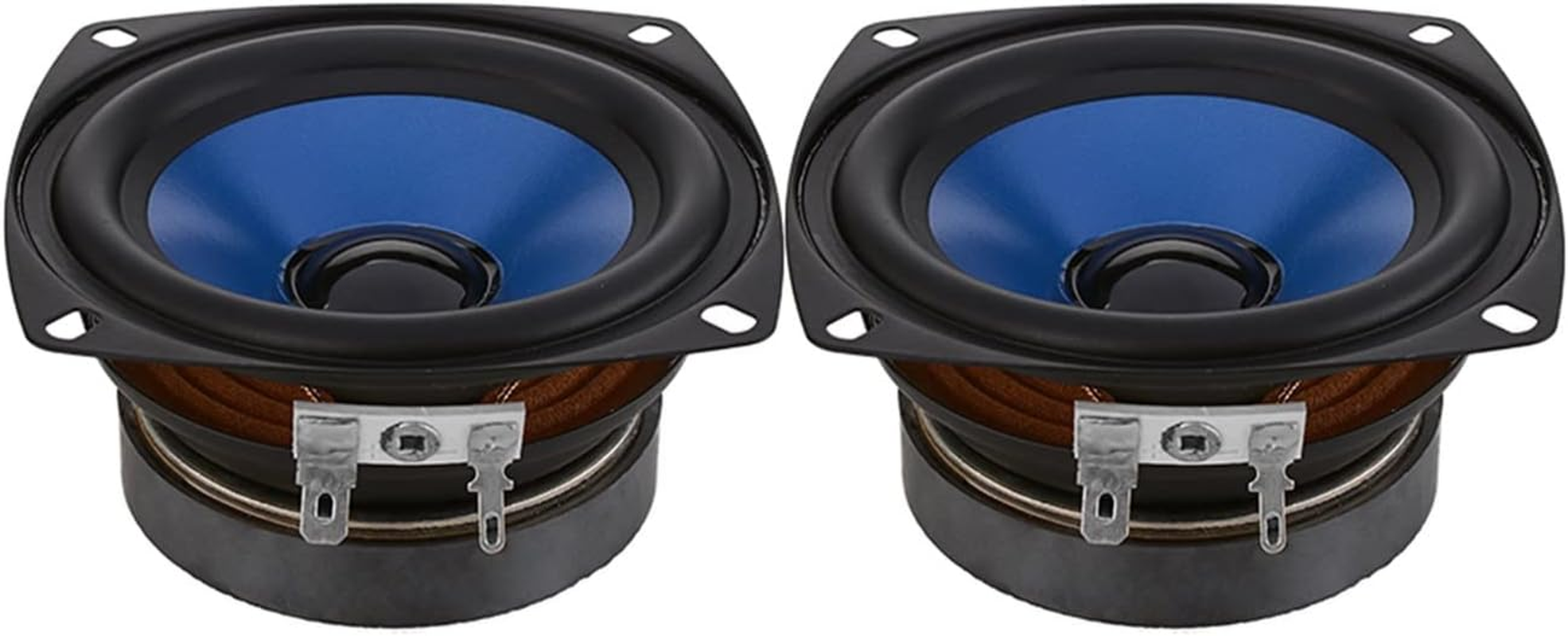 TGMGADANTV 2Pcs 3.5 Inch Full Range Audio Speakers Portable Sound Music Speaker 4 Ohm 20 W Loudspeaker Column DIY Home Theater Bookshelf Speaker image number 3