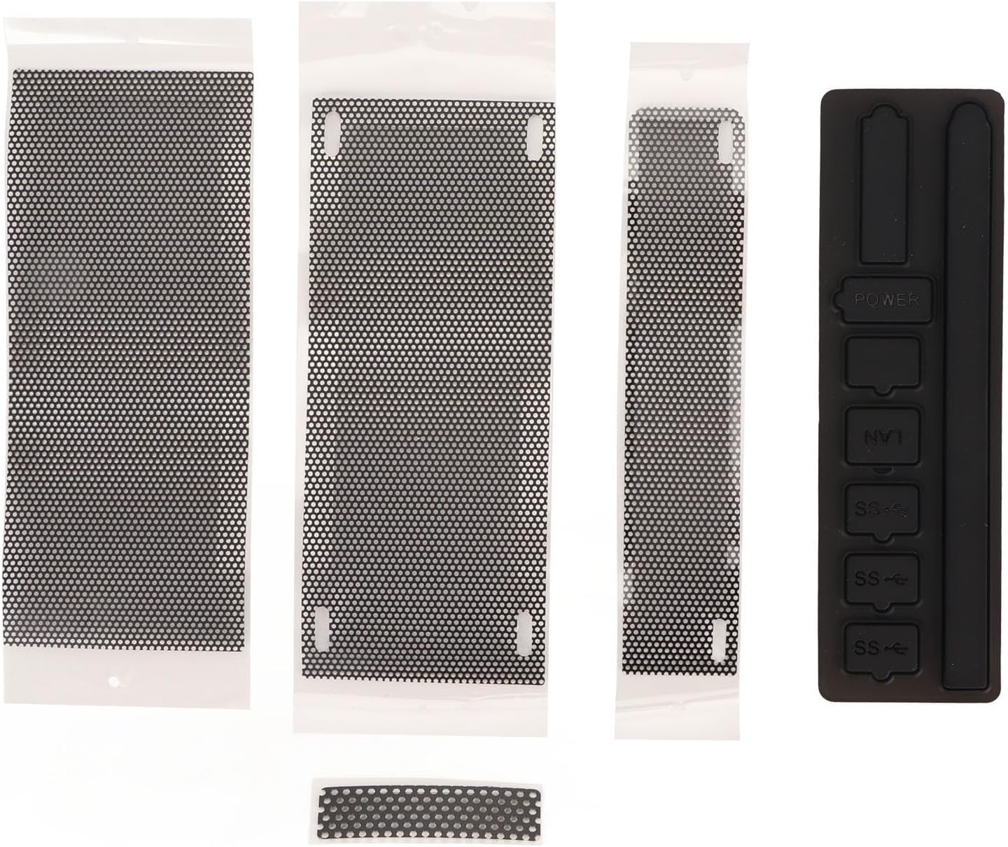 Yechiry Series S Dust Cover, Silicone PVC anti Dust Filter Kit, Console Protective Set with Mesh Ventilation Top Cover, 8 Plugs, Ideal for Series S Console Accessories image number 4