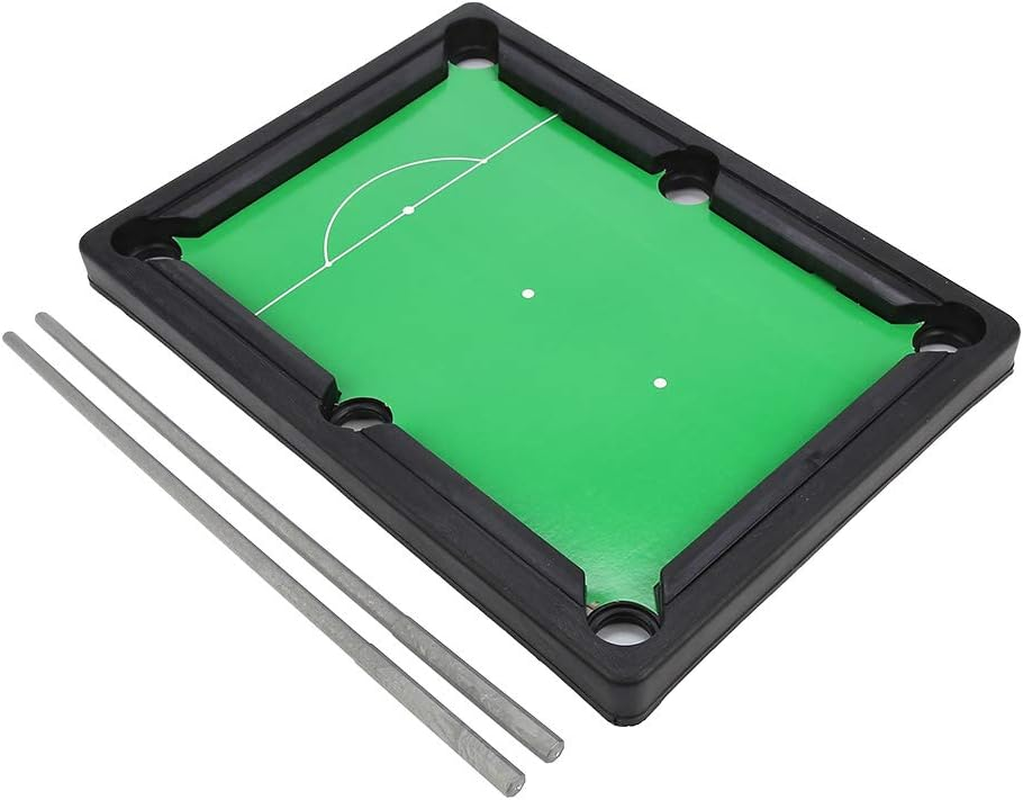 High Simulation Mini Snooker Game Set Mini Pool Table, Portable Small Size 13X9.5X2.6Inch Tabletop Pool, Lightweight for Praty for Family Playing image number 1