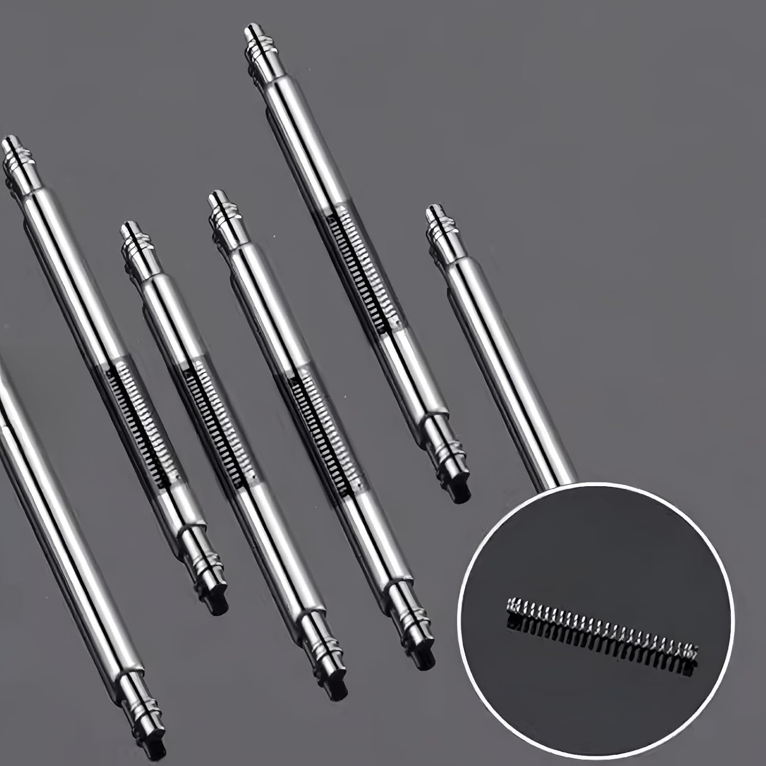 Watch Strap Pins 4 PCS, Stainless Steel Spring Bar for Watch Band, Diameter 1.5Mm Watch Pin, Watch Universal Replacement Spring Bar image number 1