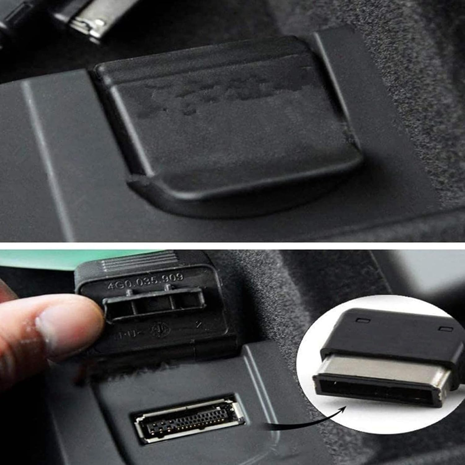 AUX Cable AMI MDI MMI Music Interface Adapter Compatible for Ip13 12 Pro Max XS Max for A4 A5 A6 A8 Q5 Q7 R8 with 3G+MMI System image number 1