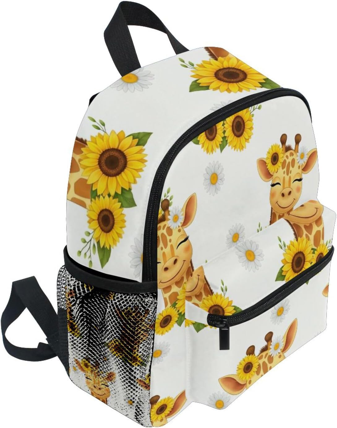 RPLIFE Cute Giraffes Toddler Boy Backpack with Name Tag, Kids Backpacks, 3-8 Years image number 1