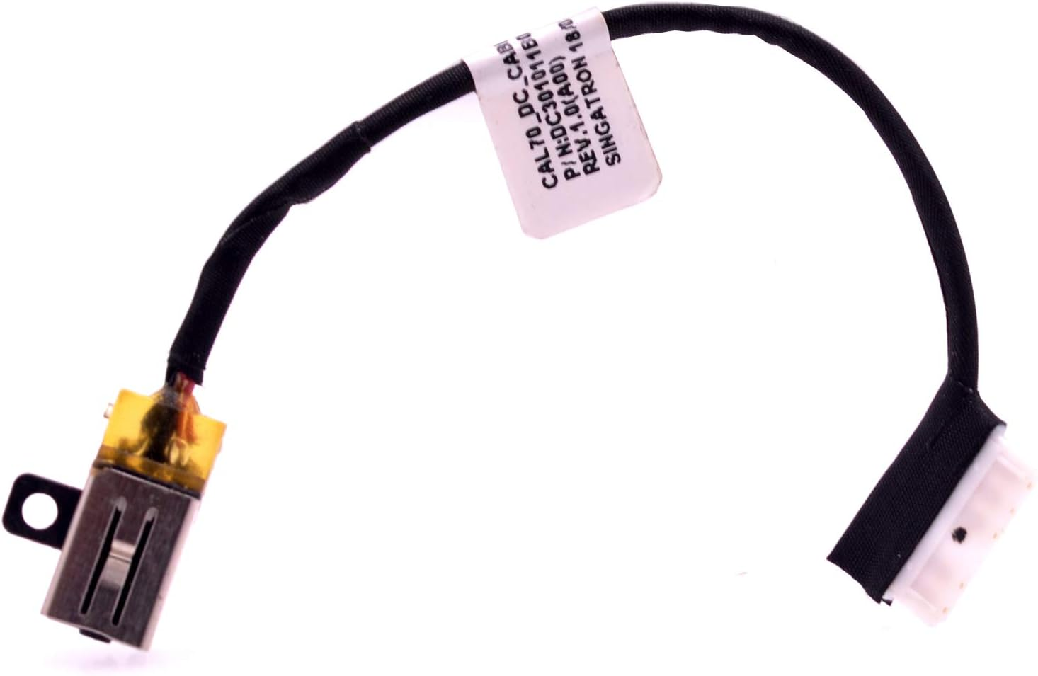 Deal4Go DC Power Jack Cable Harness Replacement for Dell Inspiron 15 5570 5575 17 5770 5775 P35E P35E001 02K7X2 2K7X2 DC301011B00 image number 1