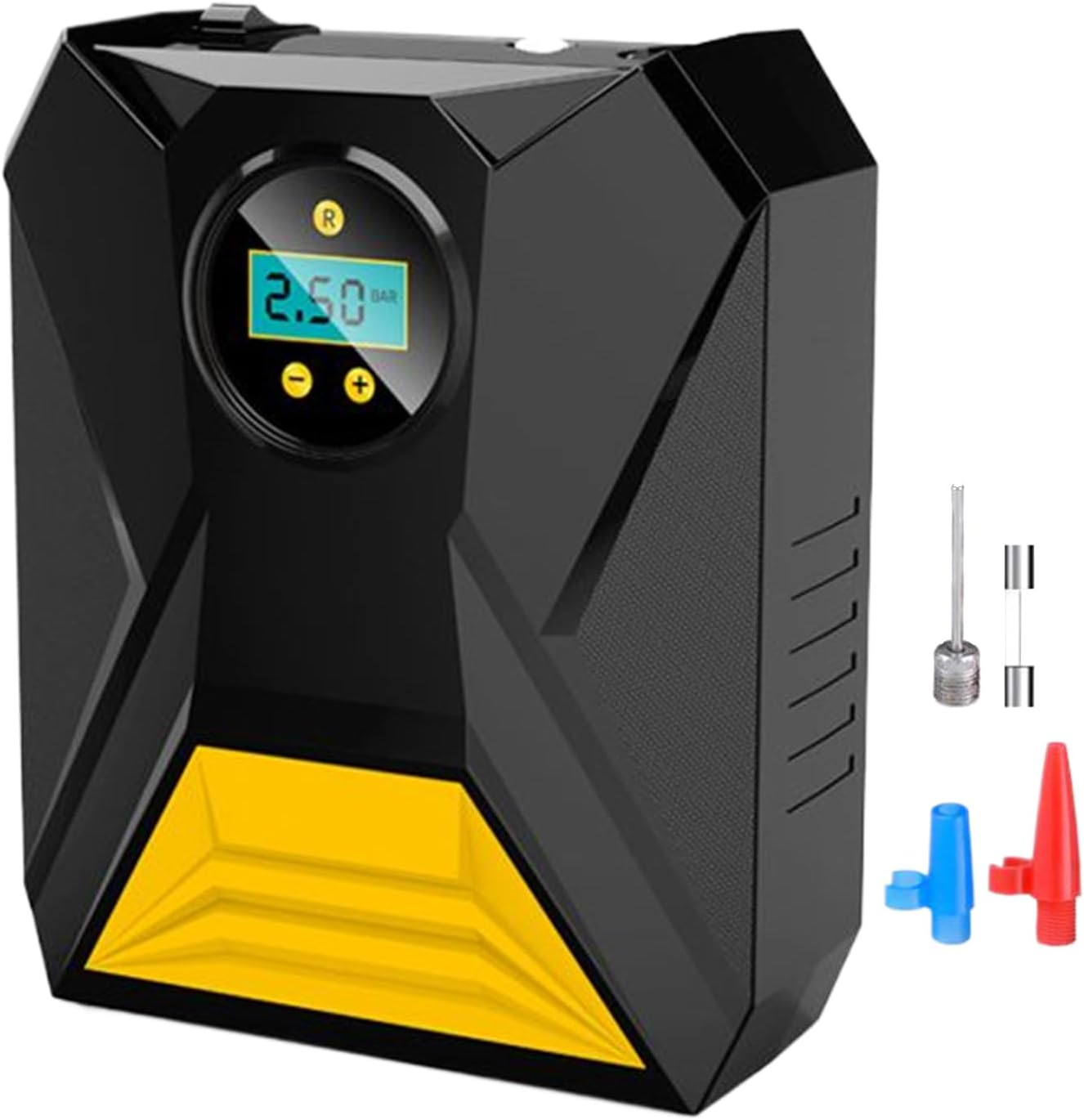 Portable Air Compressor - Portable Tire Inflator for Car,12V Electric Cordless Tyre Pressure Digital Display for Bike Balls Wheel Truck Bicycle Motorcycle Automotive image number 6