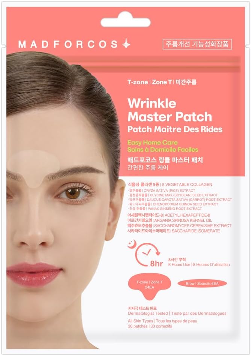 Hydrolyzed Collagen Overnight Wrinkle Patches for Elevens, Korean Skincare (32 Patches) image number 1