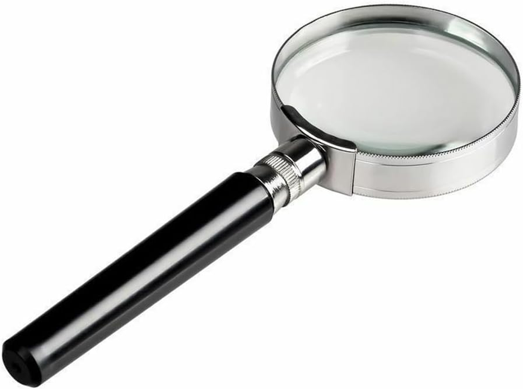 STOBOK Handheld Magnifying Glass for Seniors Lightweight Reading Magnifier for Jewelry Repair and Detailed Work Hobbies Crafts and Everyday Use image number 4