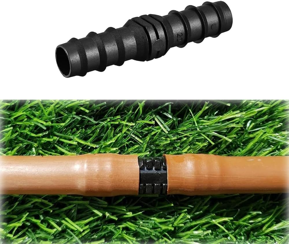 13 Mm (1/2 Inch) Pipe/Hose Irrigation Connectors, Garden Irrigation Fittings, Soaker Hose Connectors, 8 Pcs Straight image number 4