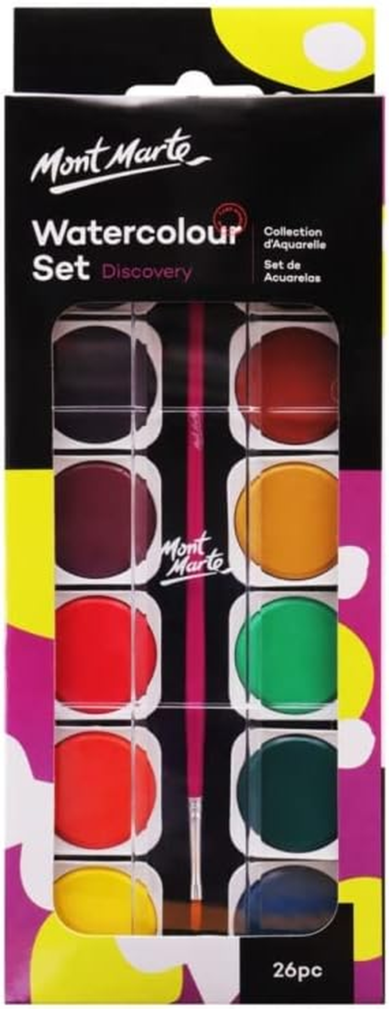 Mont Marte Watercolour Painting 26-Pieces Set