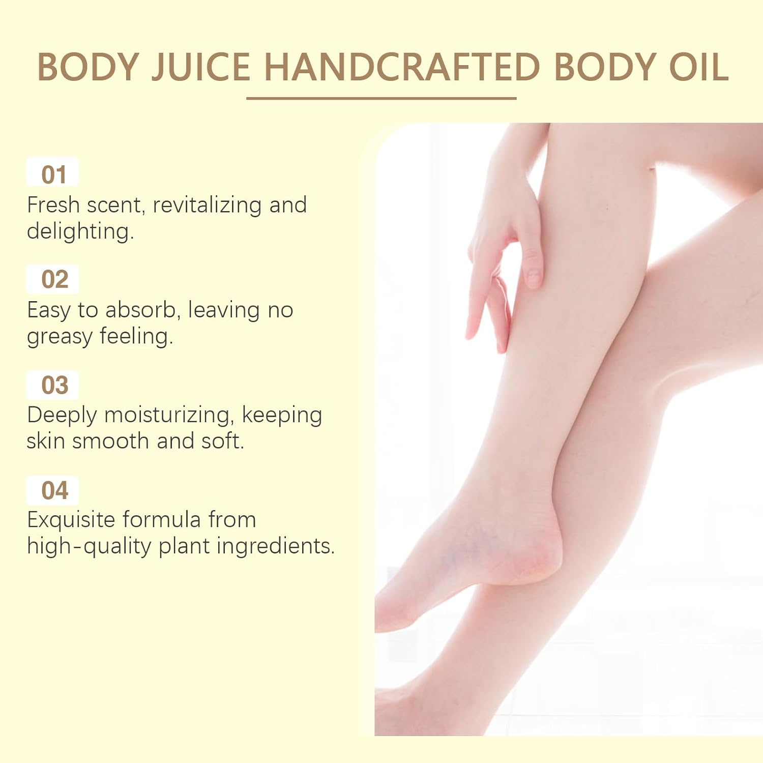 Vanilla Cake Scented Body Oil, 100Ml, Moisturizing, All Skin Types