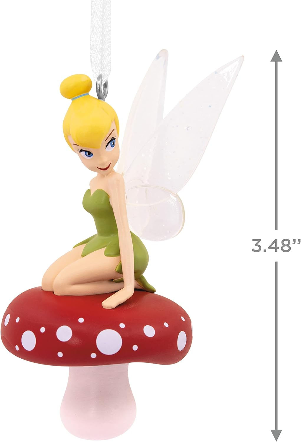 Hallmark Disney Tinker Bell on Mushroom Christmas Ornament image number 4