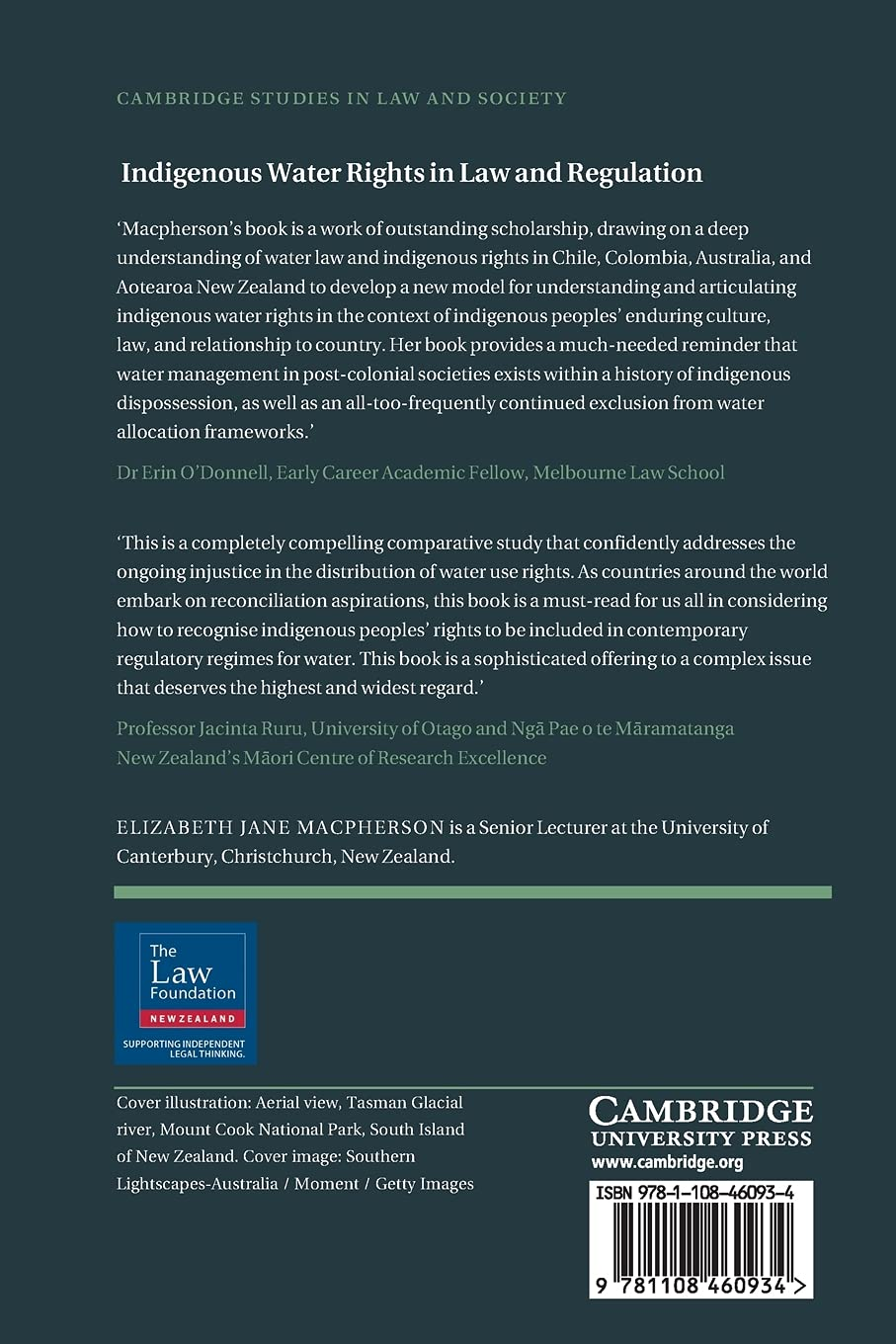 Cambridge Indigenous Water Rights in Law and Regulation : Lessons from Comparative Experience Book - Paperback - 01 July 2021 image number 2