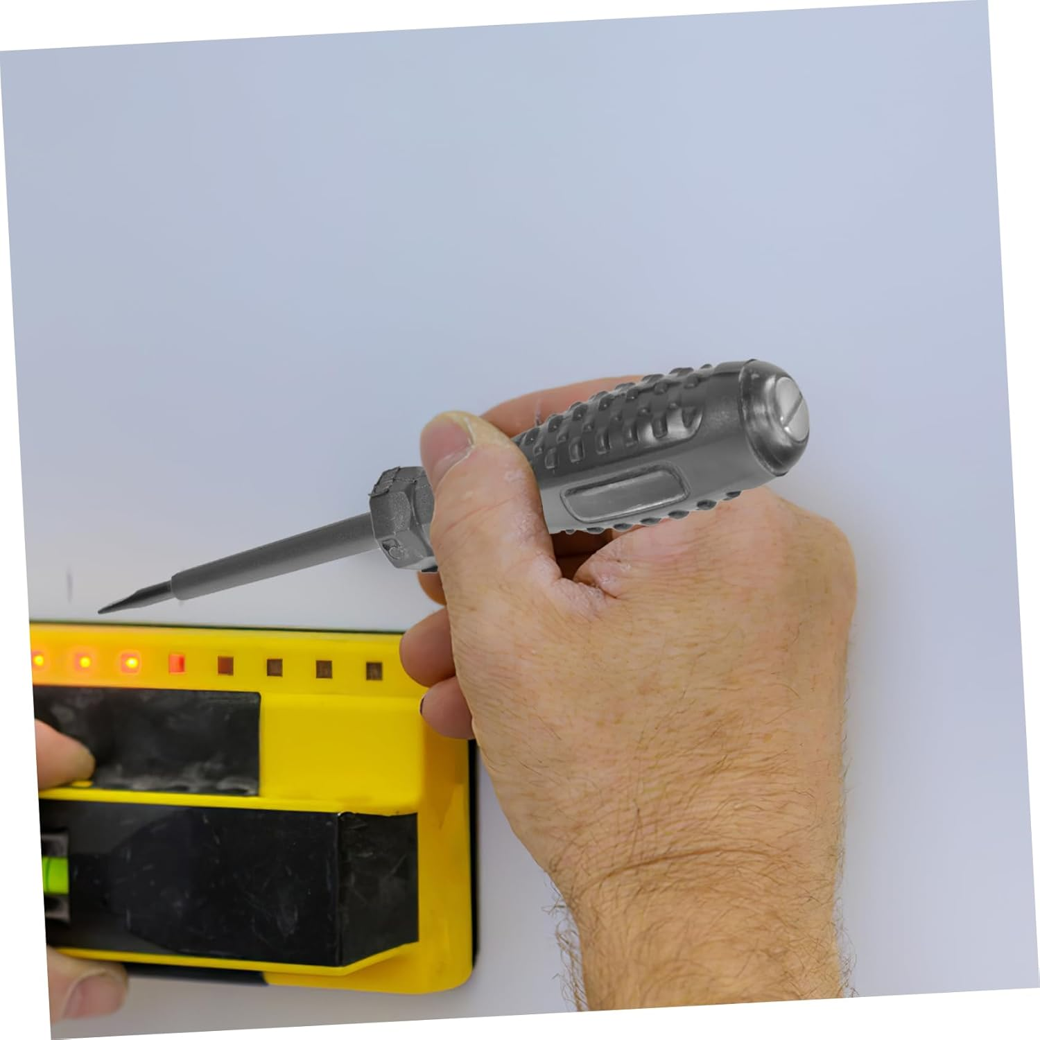 Hoement Precision Voltage Testing Pen Electrician'S Tool Light Bulb Tester Automotive Circuit Testing Magnetic Flathead Screwdriver image number 6