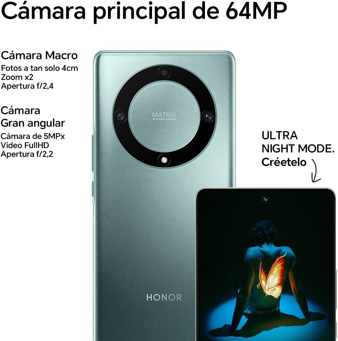 HONOR 5109AMAA Magic5 Lite 5G 6GB/128GB Midnight Black Dual SIM image number 1