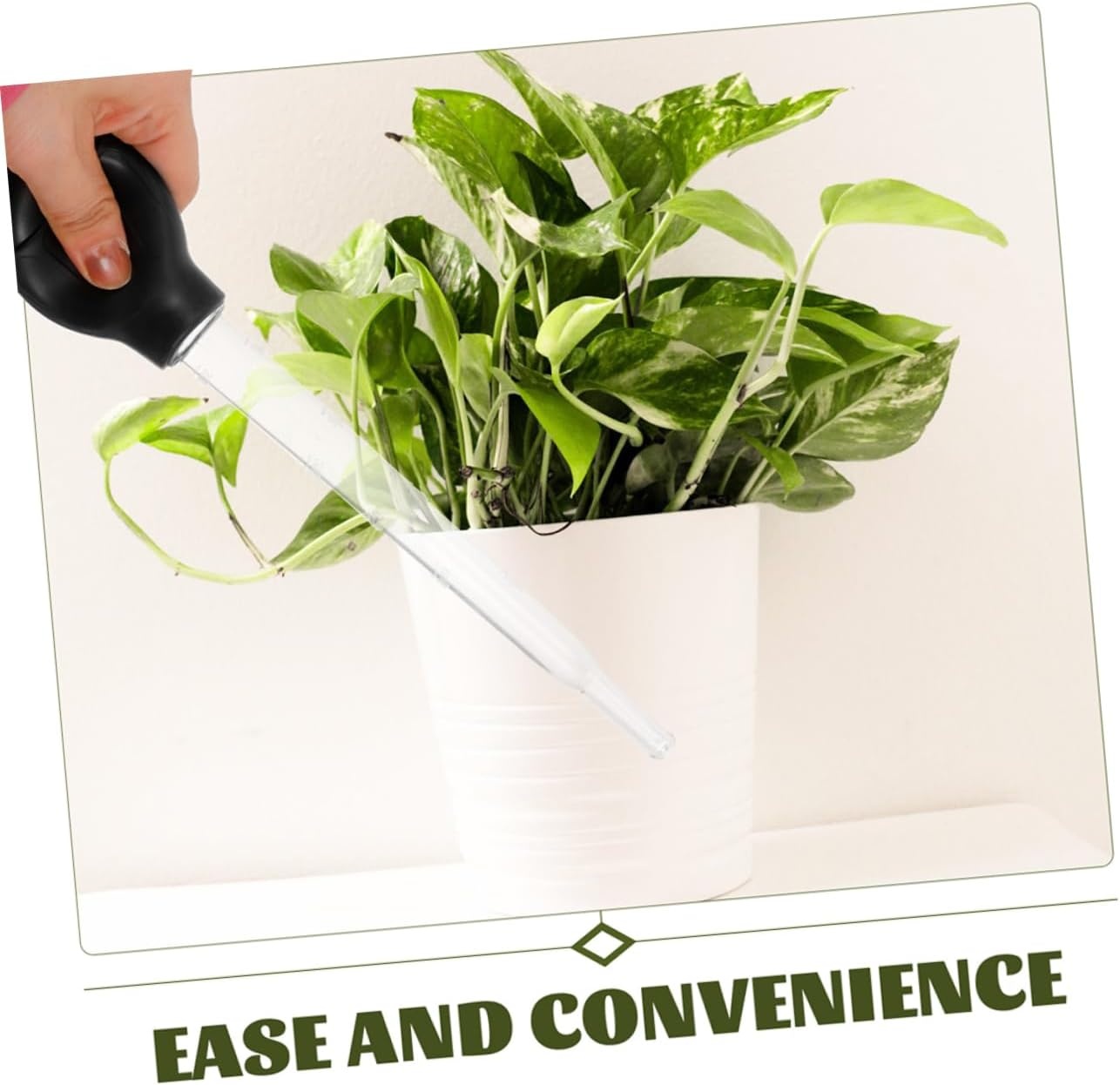 3Pcs Plant Saucer Water Absorber with 30Ml Plastic Suction Tubes Gardening Tool for Flower Pot Accessories Water Sucker Tray Set for Indoor and Outdoor image number 4