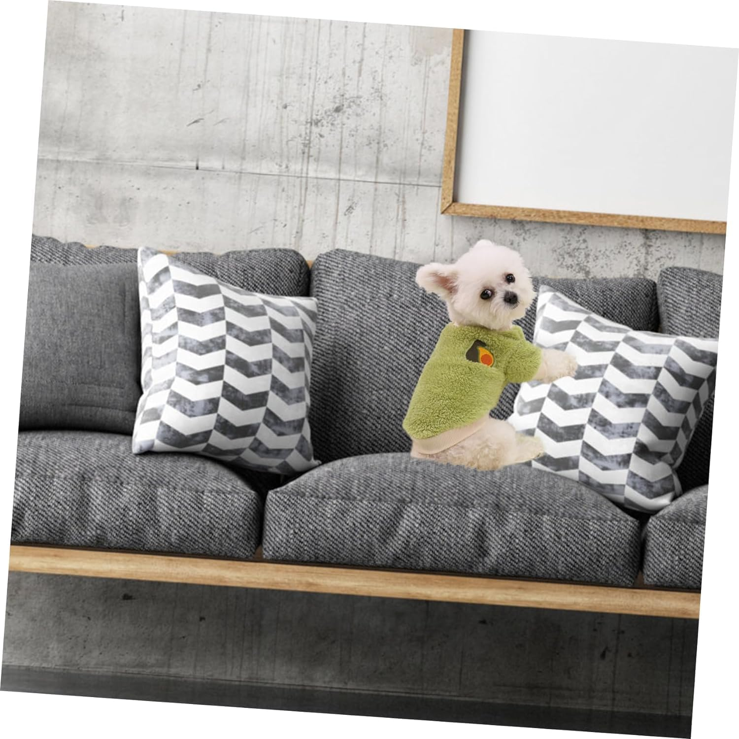 1Pc Clothes for Pets Dog Coat Dog Clothing Winter Pet Clothes Girls Pajamas Dog Sweaters for Small Dogs Wool Coat Fleece Nightgown Dog Vest Jacket Polyester Accessories Cartoon Dog image number 5