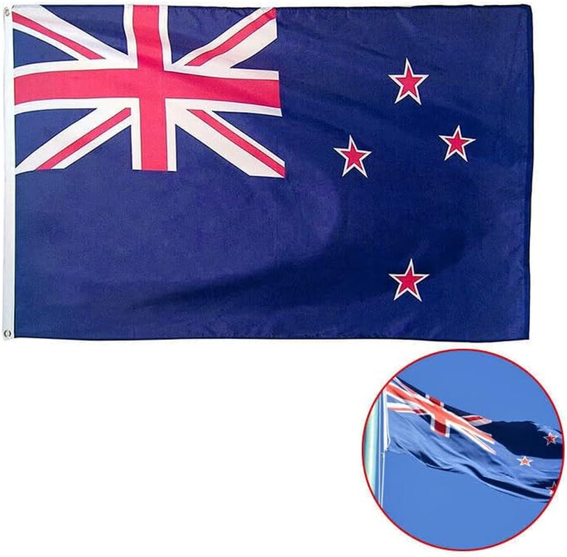 Large New Zealand Flag Kiwi NZ Heavy Duty Outdoor 90 X 150 CM - 3Ft X 5Ft AU
