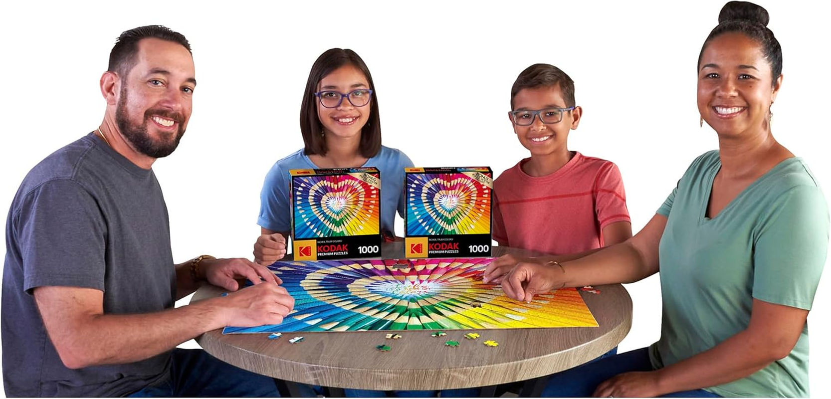 Cra-Z-Art - Roseart - Kodak Premium - Life Is a Box of Colors - 1000 Piece Jigsaw Puzzle image number 4