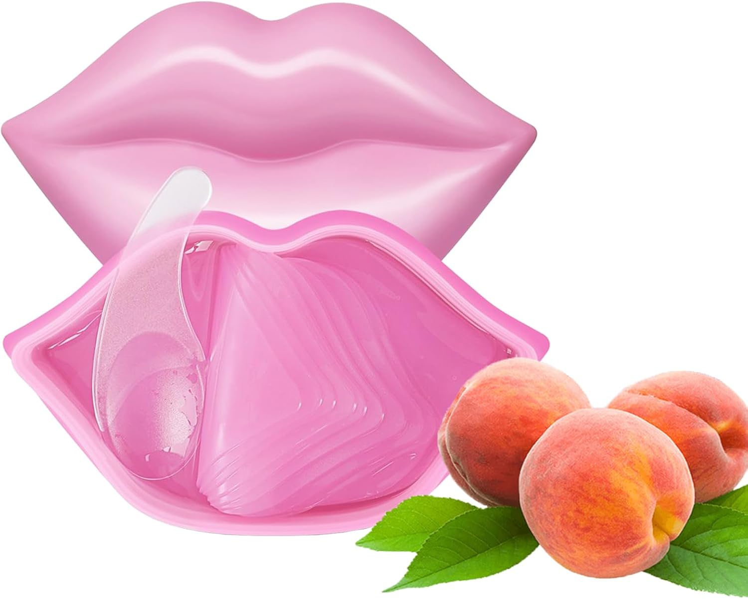 Joyeee Lip Mask, 20Pc Lip Mask Sheets, Collagen Crystal Lip Pads for Moisturizing & Anti-Wrinkle, Keeps Lips Smooth & Soft image number 4