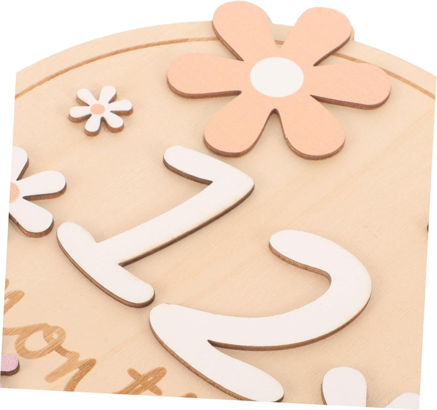 Wooden Milestone Cards Newborn Months Signs Photography Props for Growth Celebration for Showers Announcements image number 3