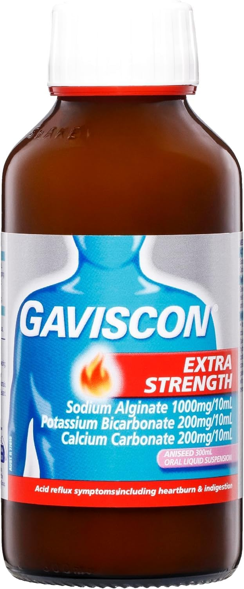 Gaviscon Double Strength Liquid Aniseed Heartburn & Indigestion Relief, 300Ml image number 3