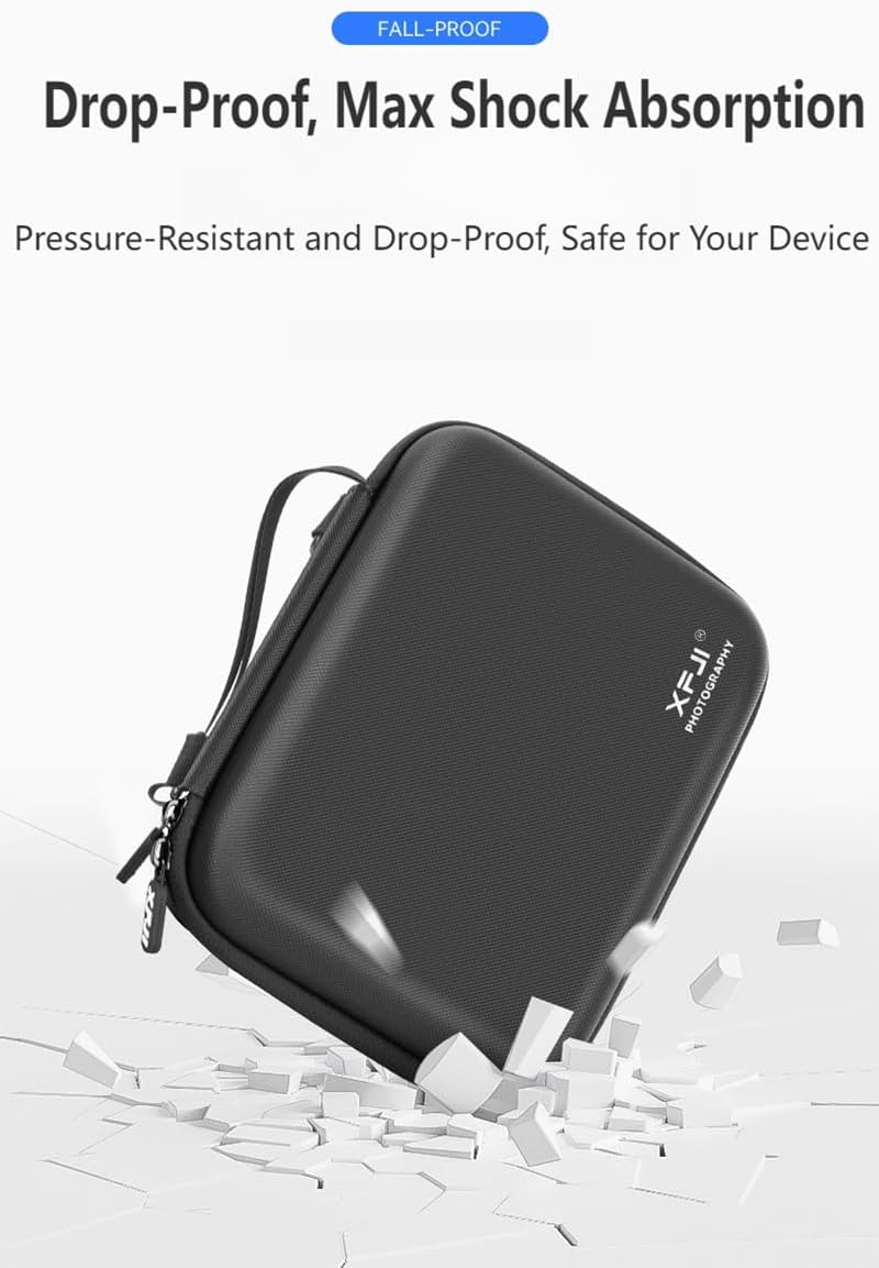 Cochanvie Waterproof PU Leather Case for DJI Osmo Nano - Portable Storage for MIC Mini Transmitter, 70Cm Invisible Selfie Stick & More Accessories image number 1