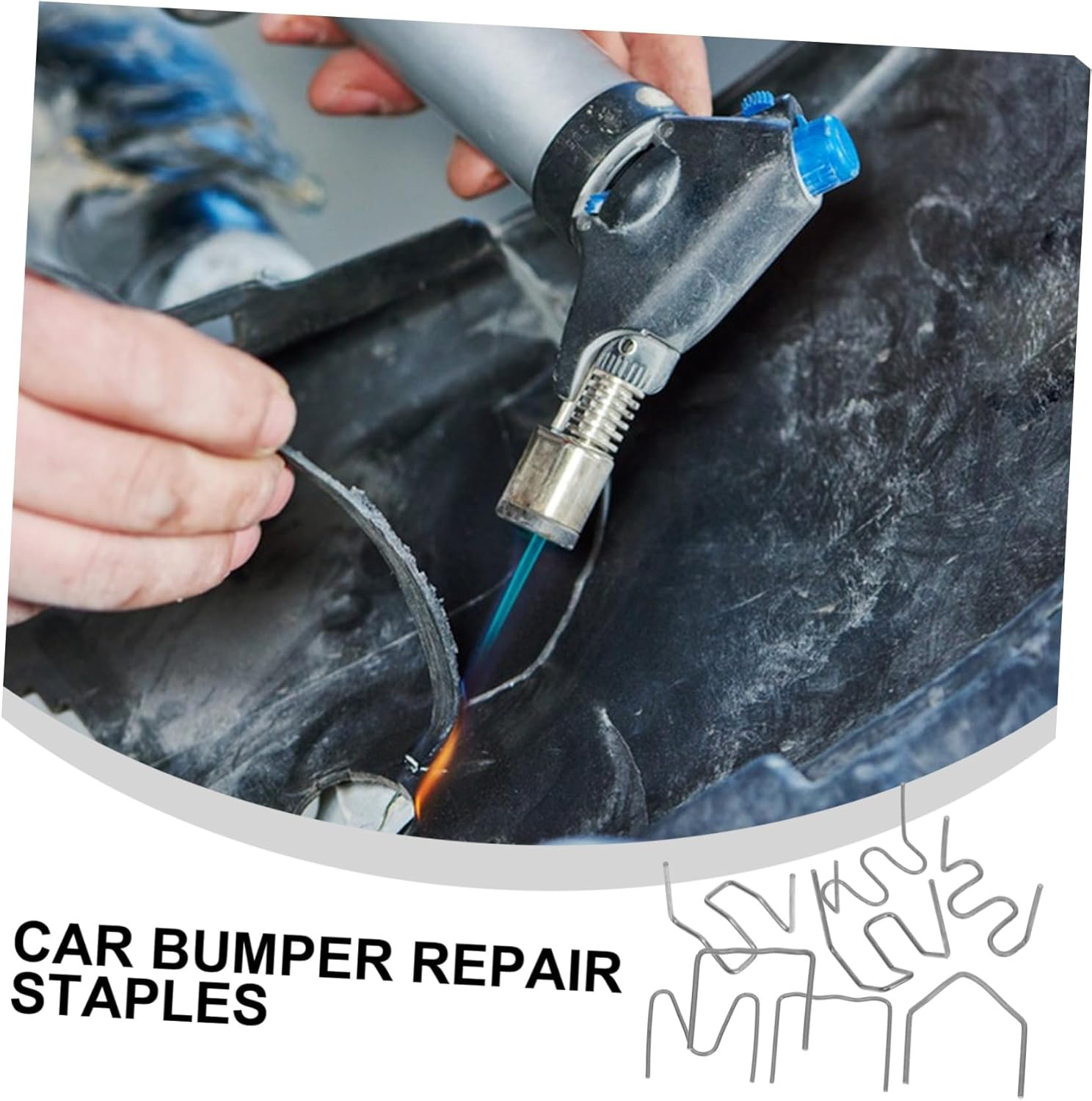 NOLITOY 800Pcs Welding Machine Repair Kit Automotive Welding Staples for Car Bumper Repair Tool Set image number 3