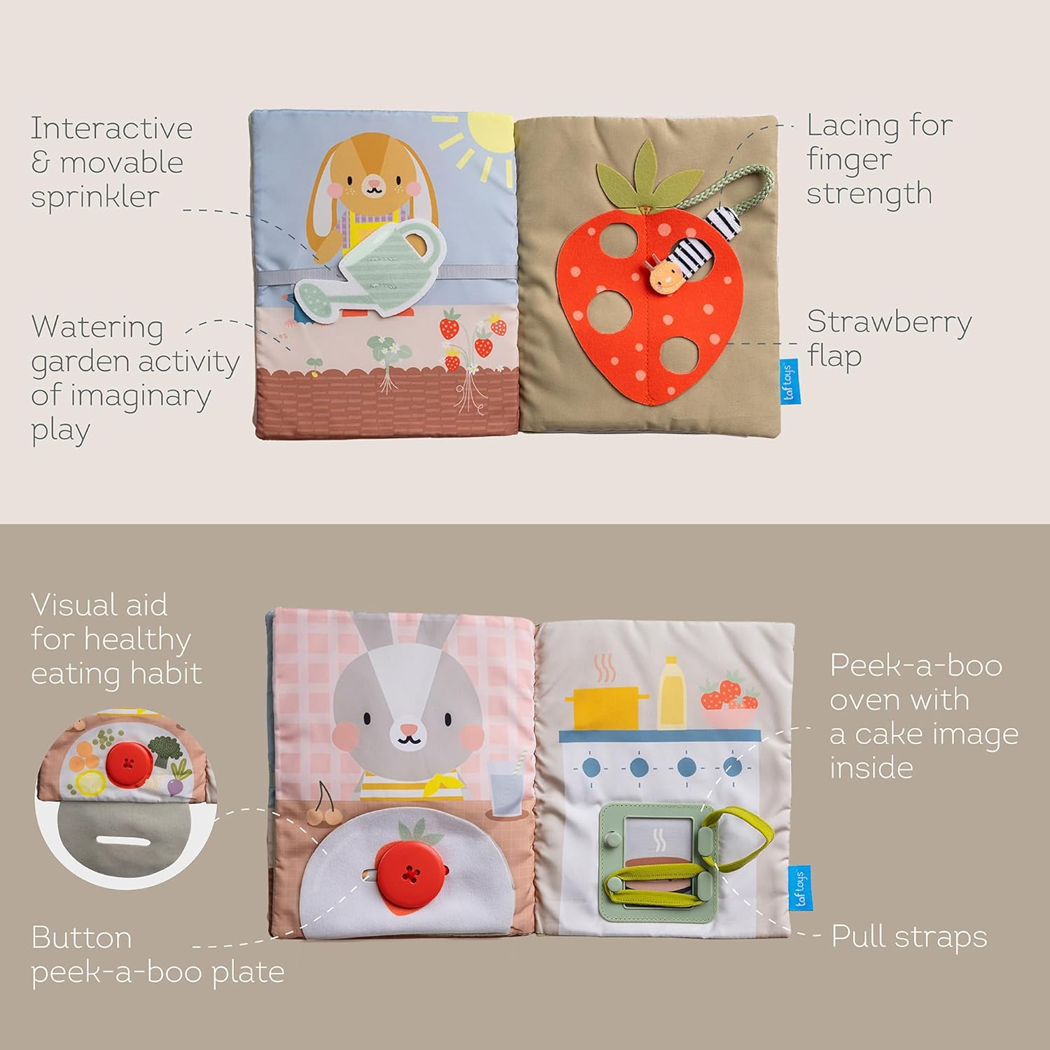 Taf Toys Quiet Busy Book image number 2