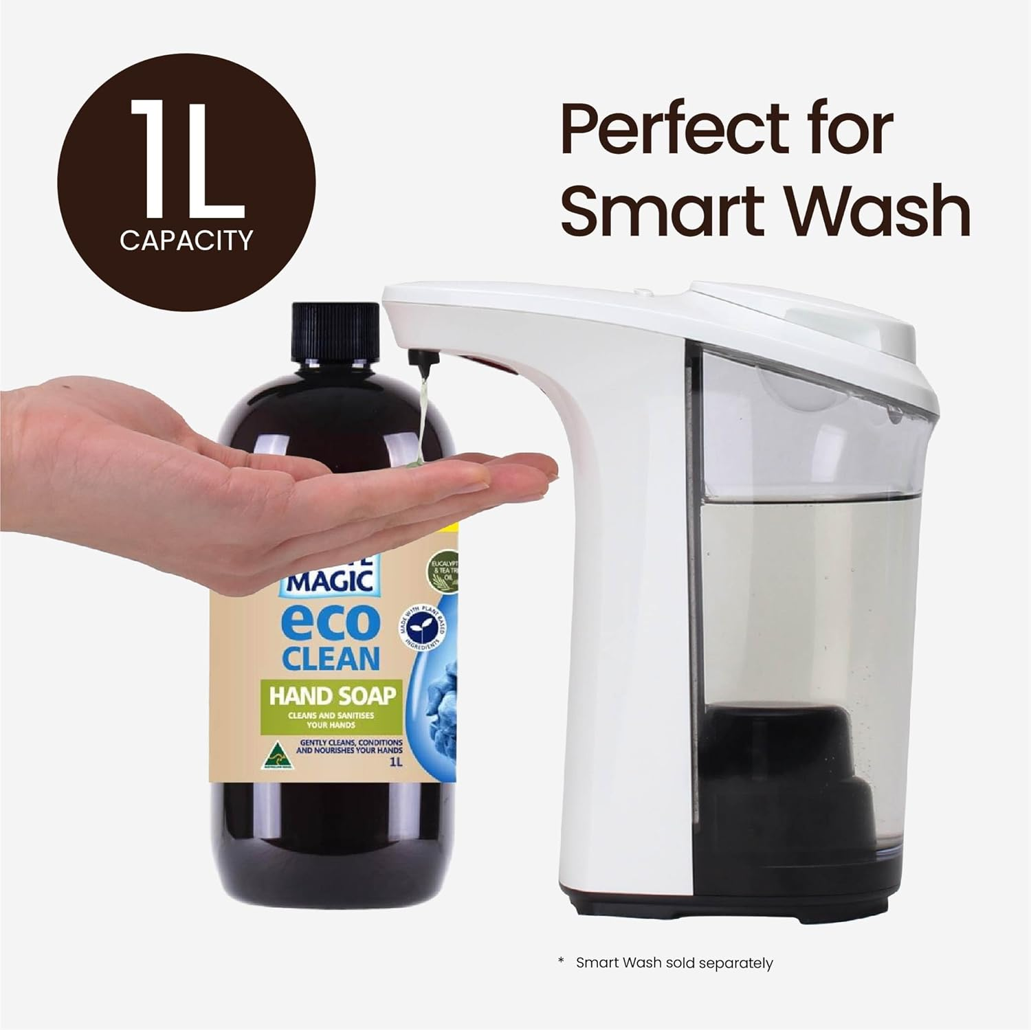 White Magic Eco Clean Hand Soap 1 Litre image number 3